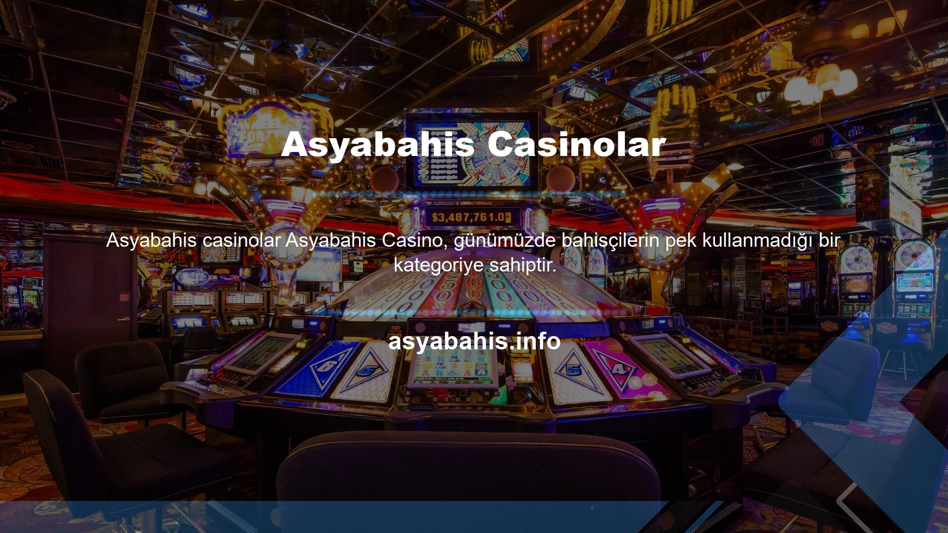 Casinolar sektörü, casino siteleri tarafından daha az kullanılır ancak eğlence ile ilgili ekonomik bir sektör olarak da görülebilir