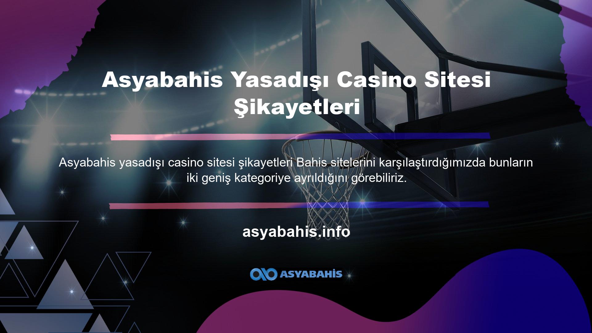 Yasadışı casino sitesi Asyabahis şikayetlerini yerel varsayılan siteyle karşılaştırmak, karşılaştırma sayısını artırdı